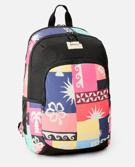 Rip Curl Women's Ozone 2.0 30L Backpack - Black/ Multi/ Pink
