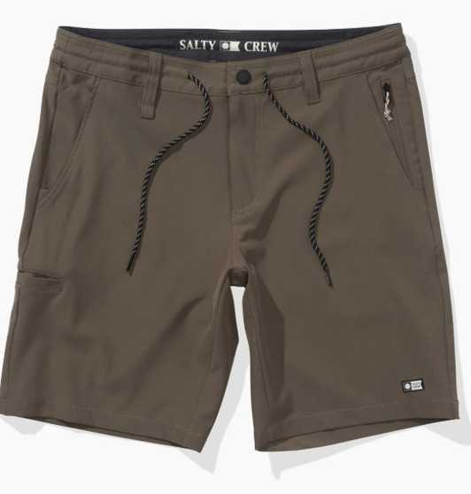 ON SALE Salty Crew Men's Midway 19" Utility Short - Earth