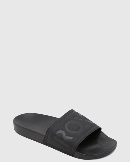 Roxy Womens Slippy II Slides - Black