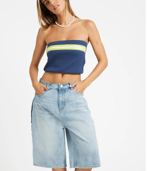 Billabong Women's "Billa Rule Denim" Jort - Atlantic Deep