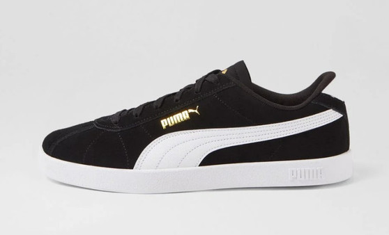 Puma Adults Club II - Black/ White