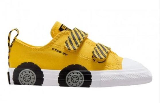 Converse Infant Construction 2V Low Shoes - Amarillo/Black