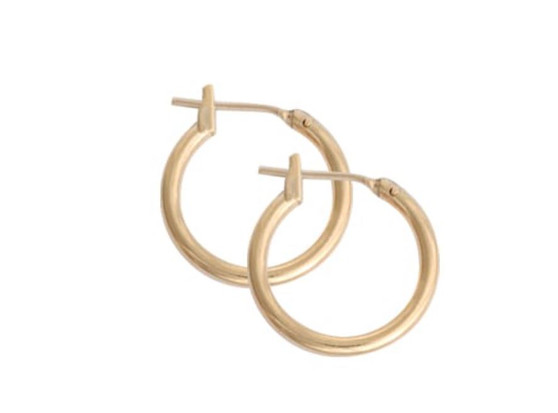 JUST HOOPS-MINI HOOP PLAIN GP 14000
