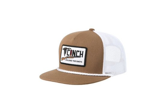 Cinch Men's Trucker Cap  - Brown/ White