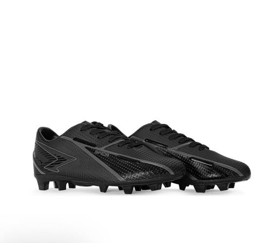 Sfida Kids Strike Junior Wide Footy Shoes - Black/Black