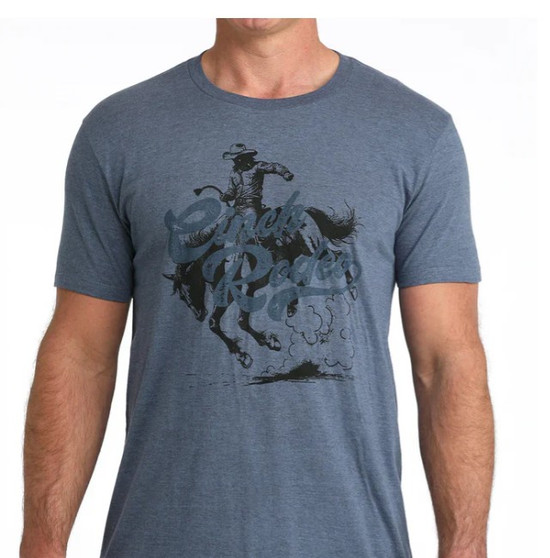 Cinch Men's Graphic Tee MTT1690711 - Blue
