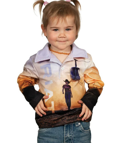 Ariat Kids Fishing Shirt Outback Cowgirl