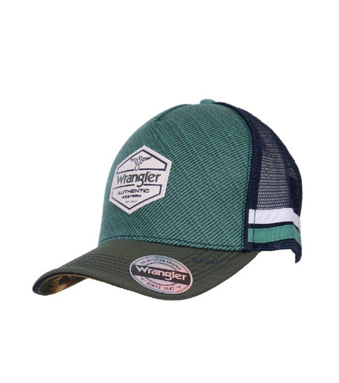 Wrangler Dwayne HP Trucker Cap - Sage/ Cypress