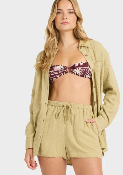 Billabong Women's Wanderer Woven Short - Cactus