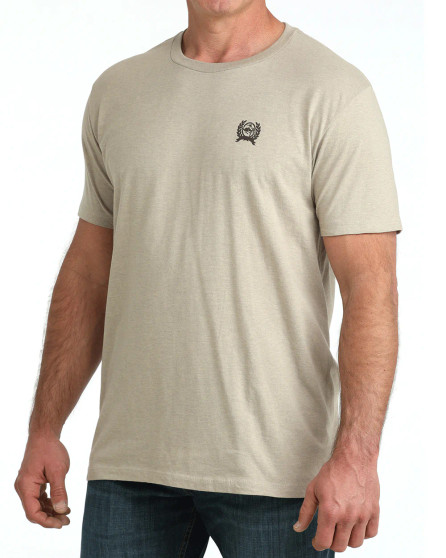 Cinch Men's Graphic Tee - Stone