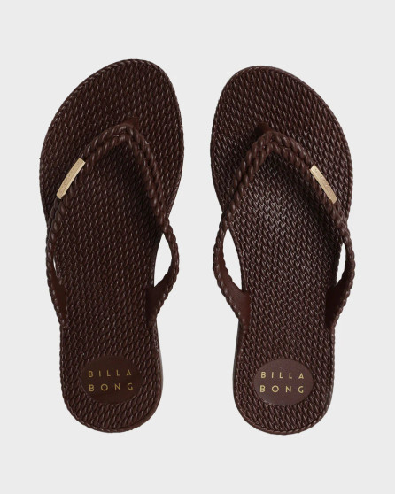 Billabong Womens Kick Back Thongs - Solid Teak