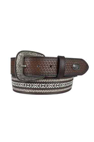 Pure Western Mens Reid Belt - Dark Tan
