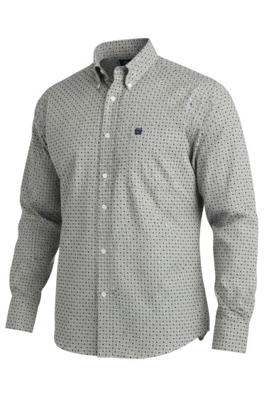 Cinch Mens L/S Button Down Western Shirt - Multi Print