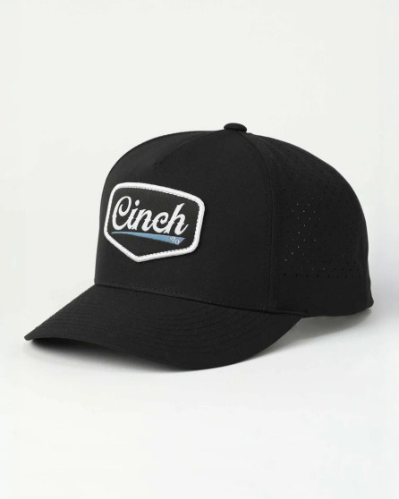 Cinch Mens Mid-Profile Snapback Trucker Cap OSFA - Black