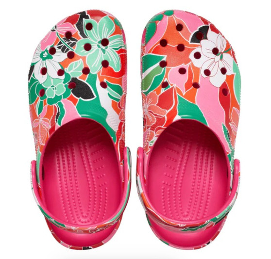 CROCS Adult "Woodcut Floral" Classic