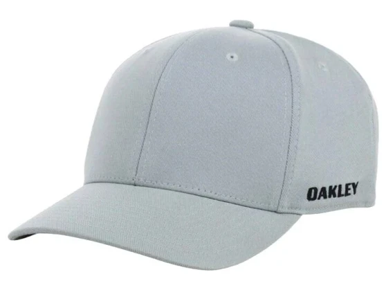Oakley Unisex Flexfit Tech Cresting Pro Formance Snapback Cap - Stone Gray