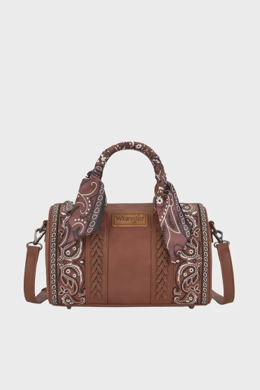Wrangler Womens Paisley Barrel Bag