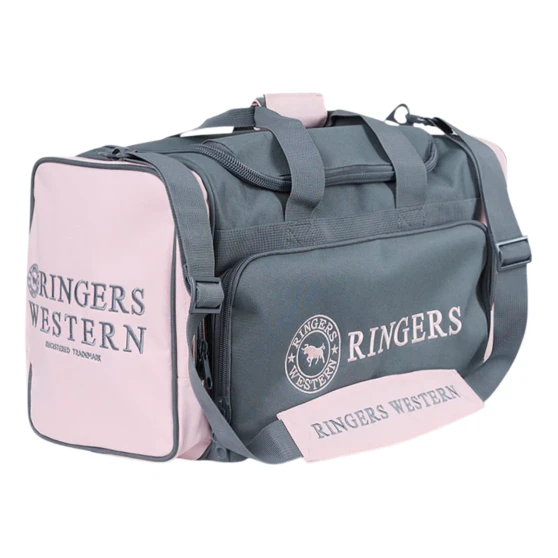 Ringers Western Rider Go Sports Bag - Charcoal/Pastel Pink