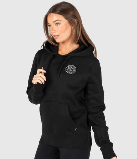 Unit Womens Ladies Fleece Hoodie Lexie - Black