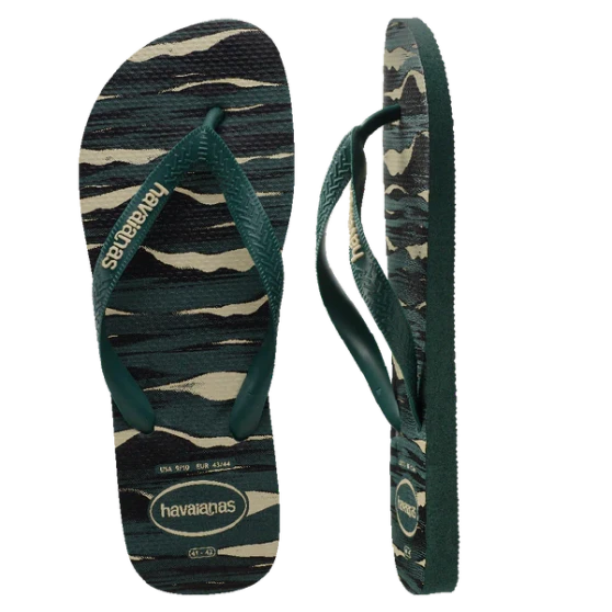 Havaianas Mens Top Camu Black/Black/White