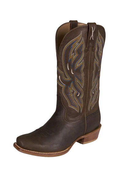 Twisted X Mens 13" Premium Tech X Boot - Oiled Brown/Brown
