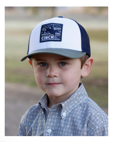 Cinch Youth Boy's Multicolor 6 Panel Trucker Cap