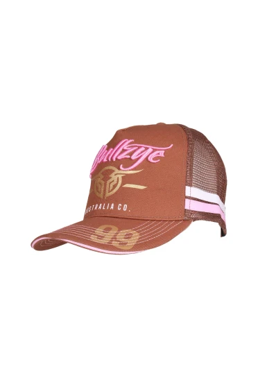 Bullzye Unisex Quincy HP Trucker Cap - Rust