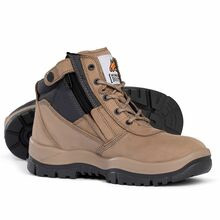 ON SALE Stone ZipSider Boot No Scuff Cap - Stone