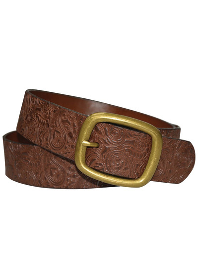 ON SALE Paisley Emboss Belt