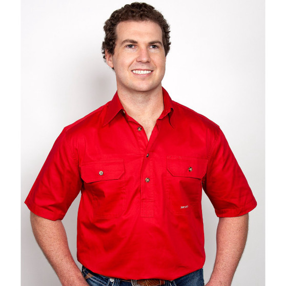 Just Country Adam Work Shirt - Chilli