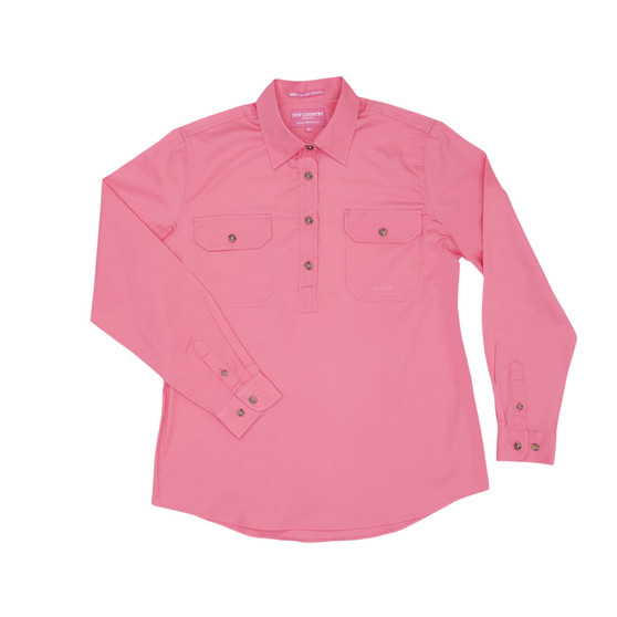 Just Country Jahna Work Shirt - Rose