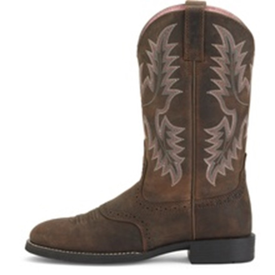 Ariat Women's Heritage Stockman Western Boot - Driftwood Brown