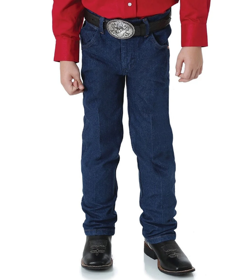 Wrangler Boy's Original Pro Rodeo Prewashed Indigo Jeans - Slim Fit