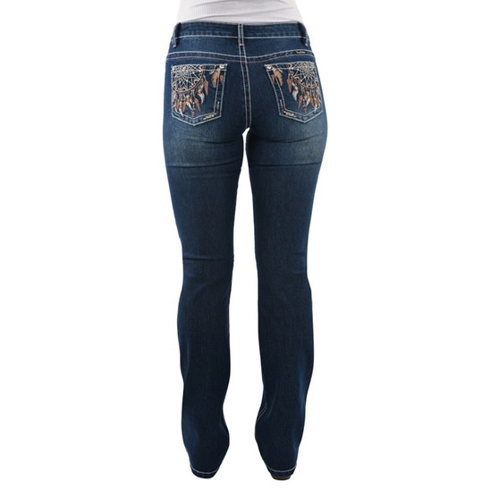 Pure Western Women's Lola Boot Cut Jeans - Midnight