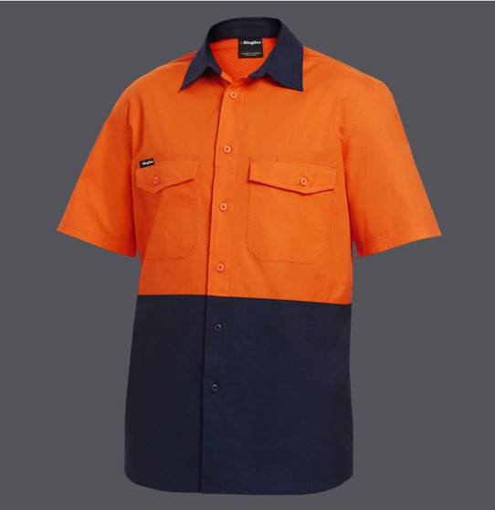 King Gee WC2 SS SPLICED SHIRT - O/N
