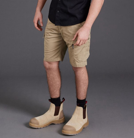 King Gee Mens Tradie Sum Shorts - Khaki