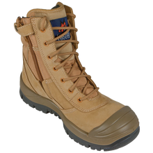 ON SALE Mongrel High Leg Zip Sider Boot w/ Scuff Cap - Wheat