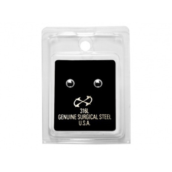 X8 S/S BALL Studs 4MM 8523