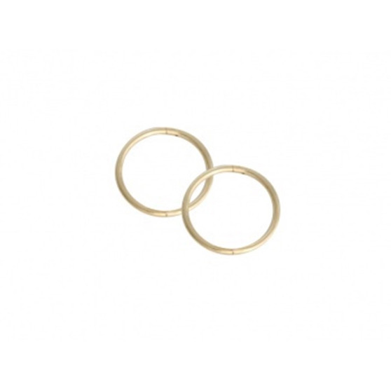 22ct Gold Pl MED.PLAIN 14mm SLEEP 864