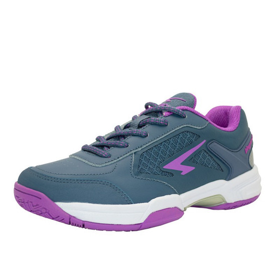 SFIDA Women's Defend Netball Sneaker Steel/Purple