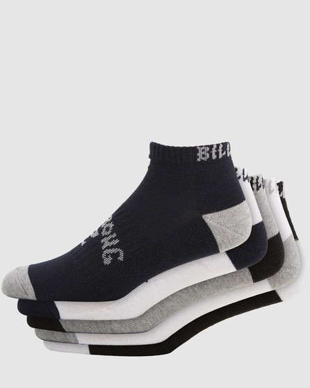Billabong Ankle Sock 5PK - Multi Coloured