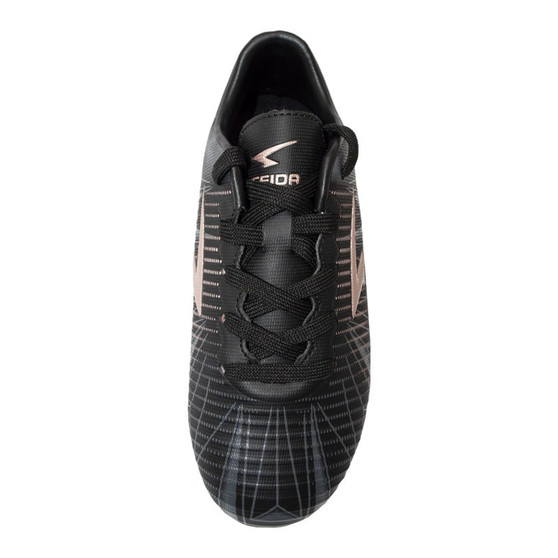 ON SALE SFIDA Junior Laser Footy Boots Blk/Metal Blush
