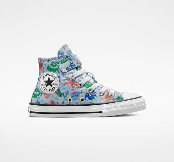 ON SALE Kids CT All Star 1V Submarines High Top Light Armory Blue