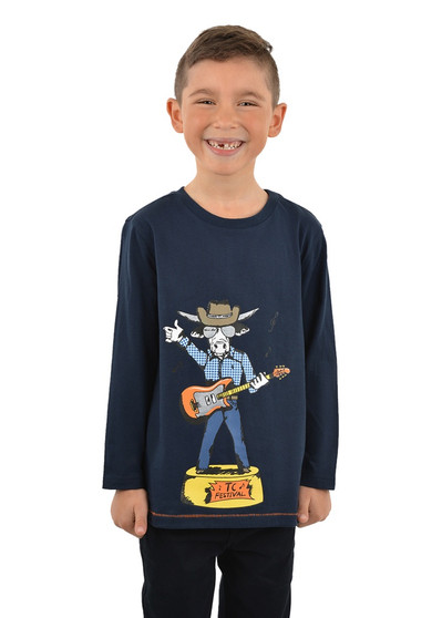 Thomas Cook Boys Country Singer Long Sleeve Tee