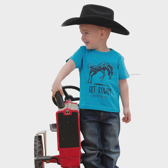 ON SALE Cinch Boy S/S Tee MTT7671082 - Blue