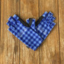Bush Mits Hamilton's Blue Gingham UPF 50+ Sun Protection Gloves