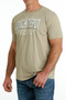 ON SALE Cinch Men's S/S MTT1690594 Tee - Khaki
