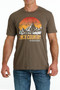 ON SALE Cinch Men's S/S MTT1690593Tee - Brown