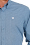Cinch Men's L/S Shirts MTW1105629 - Blue