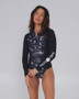Salty Crew Women's Deep Sea One Piece Rashguard - Black